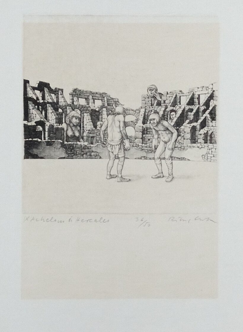 Rékassy Csaba (1937 - 1989): IX Achelous és Herkules 36/50