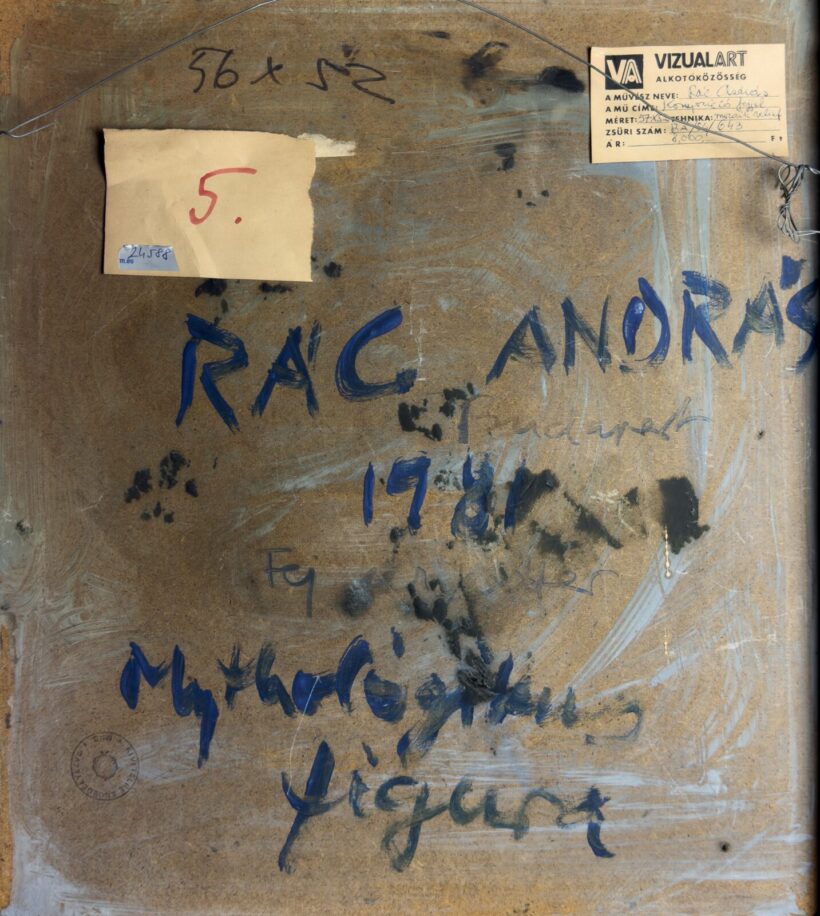 Rác András  (1926-2013): Mythologiai figura 1981 - Image 2