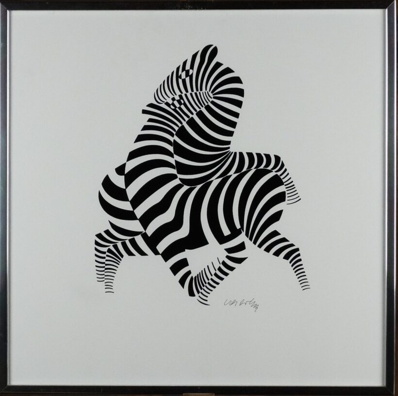 Vasarely, Viktor (1906 - 1997): Zebrák - Image 2