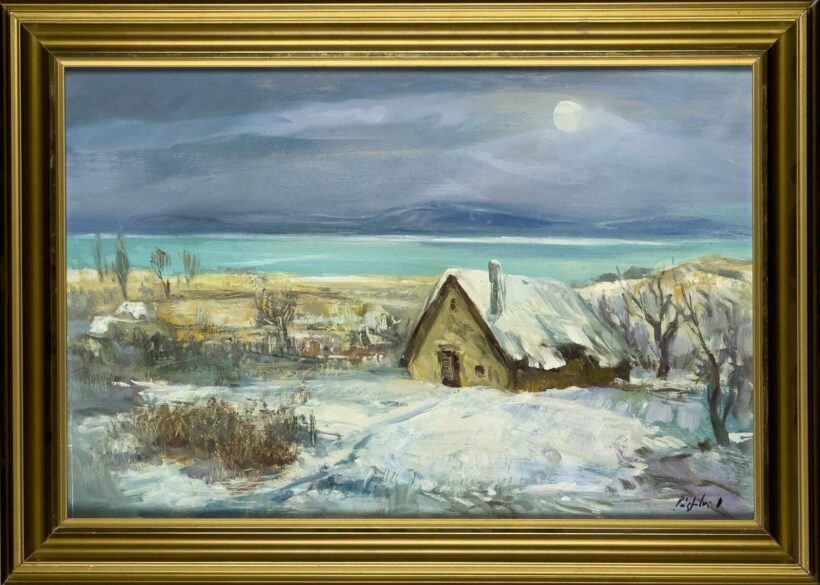 Vágfalvi Ottó (1925-2015): Behavazott pince - Image 2