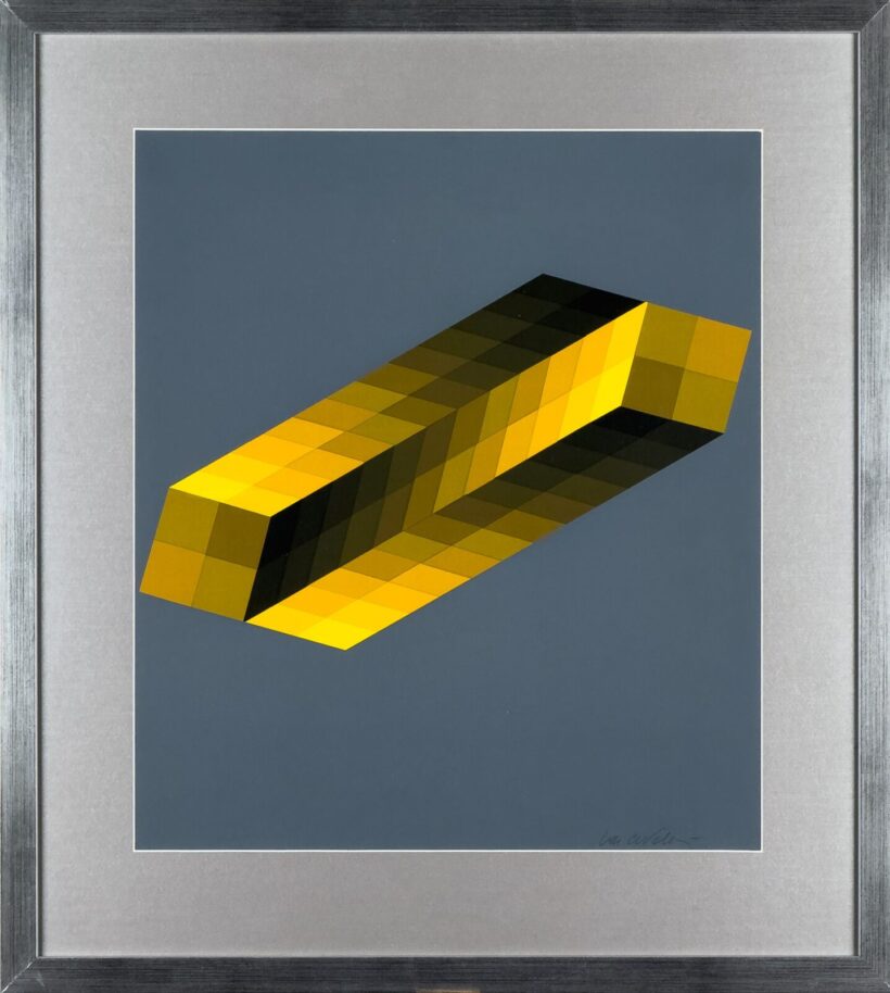 Vasarely, Viktor (1906 - 1997): Tridim 1969 - Image 2