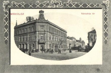 Miskolc, Városház tér, Haltenberger üzlete (EK)