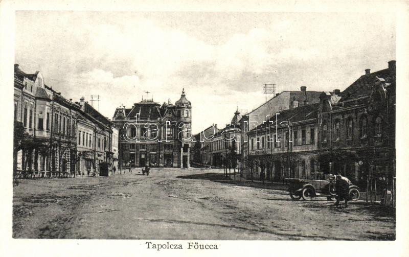 Tapolca, Fő utca, automobile, kiadja Gerő Adolf