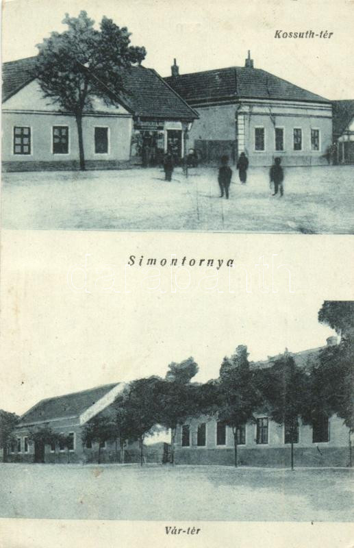 Simontornya, Kossuth tér, Vár tér