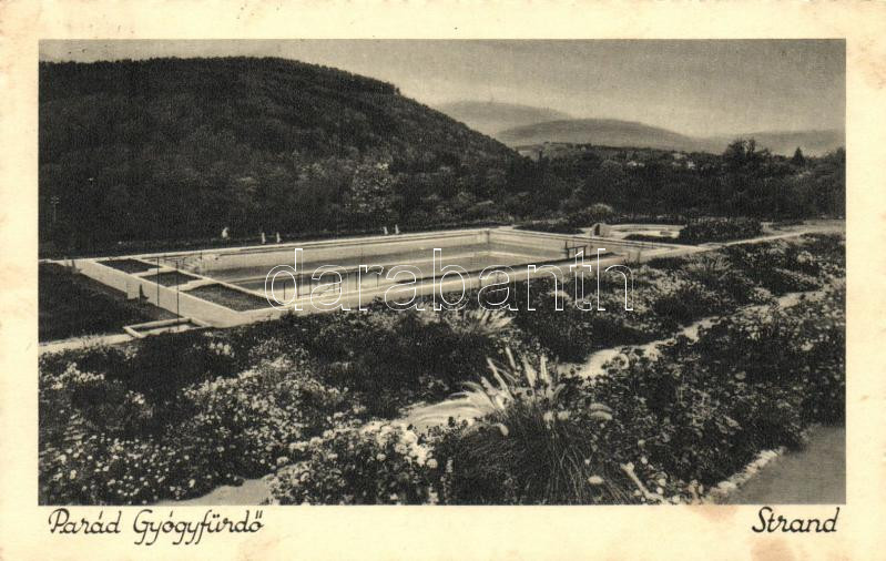 Parád-gyógyfürdő, strand