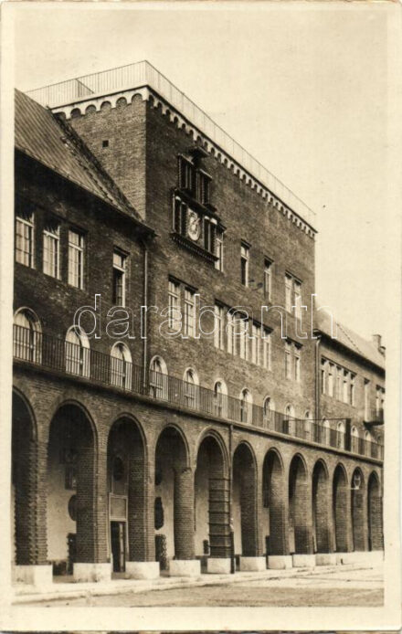 Szeged Egyetemi Kémiai Intézet (ragasztónyom / gluemark)