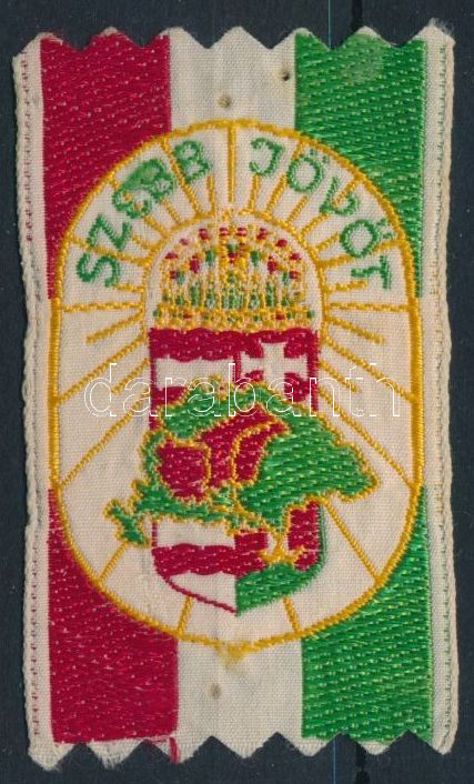 Szebb jövőt irredenta Levente? felvarró 3,5x6 cm