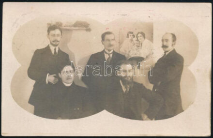 1916 Oroszország kazani fogolytábor szobatársak fotólap / Russian POW camp roomates photo postcard.