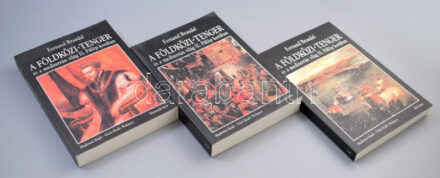 Fernand Braudel: A Földközi-tenger és a mediterrán világ II. Fülöp korában. I-III. köt. Ford.: R. Szilágyi Éva. Bp., 1996, Osiris - Akadémiai Kiadó. Kiadói papírkötés, jó állapotban.