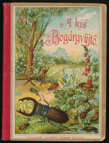 A kis bogárgyűjtő. A bogarak ismertetése és utasítás azoknak gyűjtésére. Németből fordította Bein Károly. Bp., Lauffer Vilmos. 68p. Ajándékozási bejegyzéssel. Félvászon kötés, kopottas állapotban.