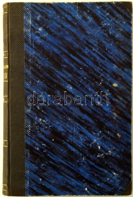 Szvorényi József: Magyar nyelvtan tanodai magánhasználatra. Pest, 1861, Heckenast Gusztáv, (Landerer és Heckenast-ny.), 368 p. Korabeli aranyozott félvászon-kötés, kissé kopott borítóval, foltos lapélekkel.