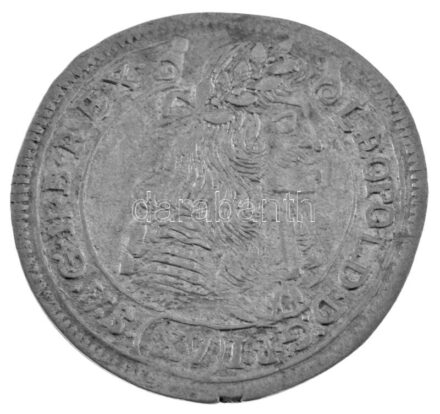 1678K-B 15kr Ag "I. Lipót" Körmöcbánya (5,73g) T:XF / Hungary 1678K-B 15 Kreuzer Ag "Leopold I" Kremnitz (5,73g) C:XF Huszár: 1425., Unger II.: 1060.a