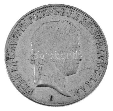 1841B 20kr Ag "V. Ferdinánd" T:XF, karc Hungary 1841B 20 Kreuzer Ag "Ferdinand V" C:XF, scratch Huszár:2081.,Unger III.: 1419., Krause KM#2208