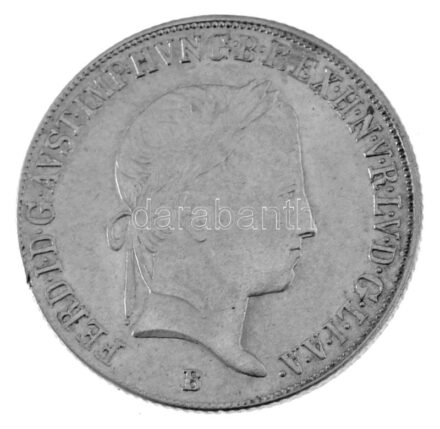 1846B 20kr Ag "V. Ferdinánd" T:XF, pici peremhiba / Hungary 1846B 20 Kreuzer Ag "Ferdinand V" C:XF, tiny edge error Huszár: 2081., Unger III.: 1419., Krause KM#2208