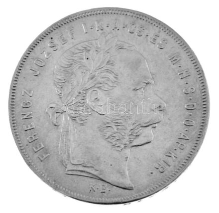 1879KB 1Ft Ag "Ferenc József / Középcímer" Körmöcbánya T:AU-XF / Hungary 1879KB 1 Forint Ag "Franz Joseph I" Kremnica C:AU-XF Adamo M15, Krause KM#453