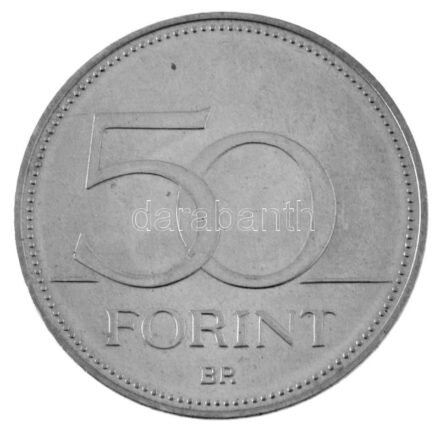 1993. 50Ft Cu-Ni részletszegény (évgyűrű hiányzik!), kapszulában T:UNC,AU / Hungary 1993. 50 Forint Cu-Ni with lack of deatils error (without growth ring on the stump), in capsule C:UNC,AU Adamo F11, Krause KM#697