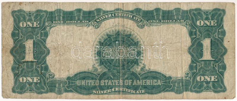 Amerikai Egyesült Államok 1921-1928. (1899) 1$ "N39181302A","William S. Elliott, Frank White" T:VG / USA 1921-1928. (1899) 1 Dollar "Silver Certificate" "N39181302A", "William S. Elliott, Frank White"C:VG Krause 338 - Image 2