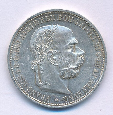 Ausztria 1893. 1K Ag "Ferenc József" T:AU,XF / Austria 1893. 1 Corona "Franz Joseph" C:AU,XF Krause KM#2804