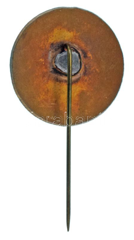 ~1920-1930. "Szombathelyi Cipész Dalkör 1920" zománcozott bronz dalos kitűző (25mm) T:AU / Hungary ~1920-1930. "Szombathely Shoemaker's Singing Circle 1920" enameled bronze pin (25mm) T:AU - Image 2