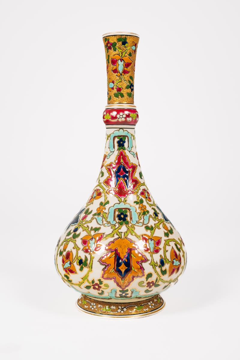 Fischer - Perzsamintás díszváza