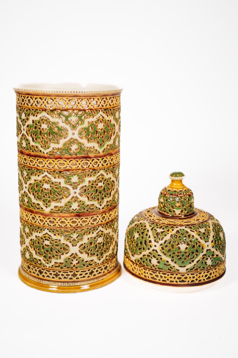 Zsolnay -Díszedény fedéllel - Image 3