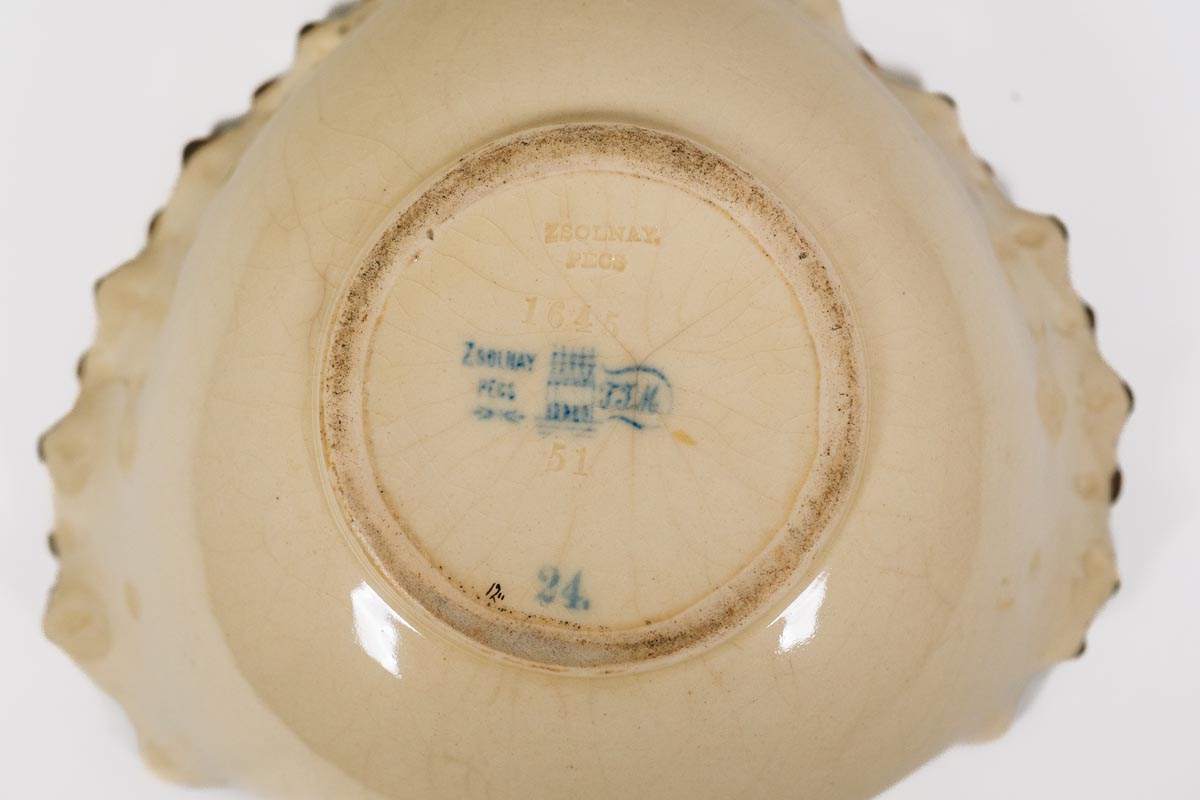 Zsolnay - Szív alakú kínálótál - Image 2