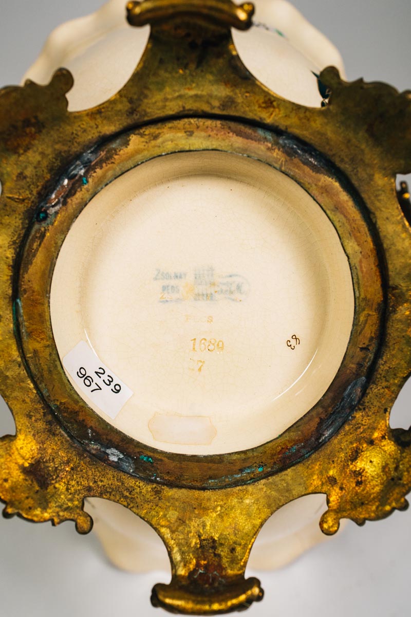 Zsolnay - Virágindás kosártál - Image 2