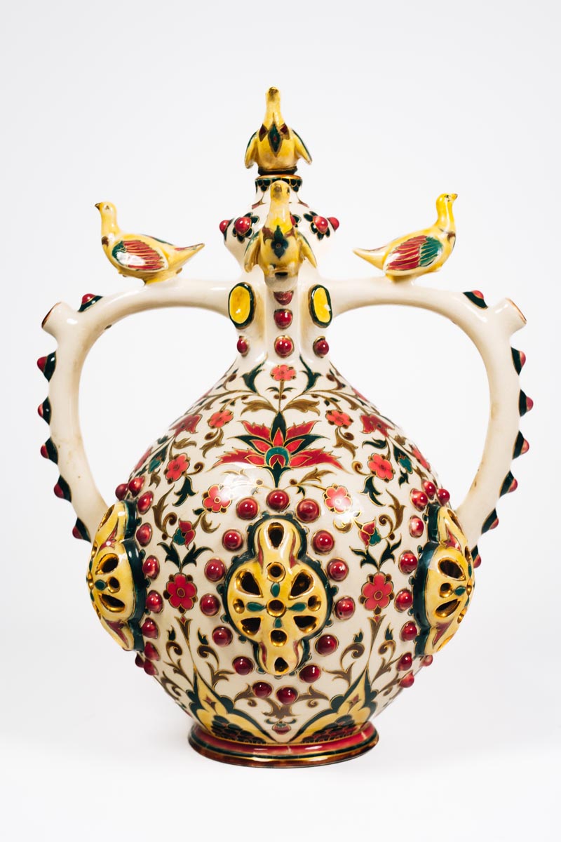 Zsolnay - Madaras díszkorsó