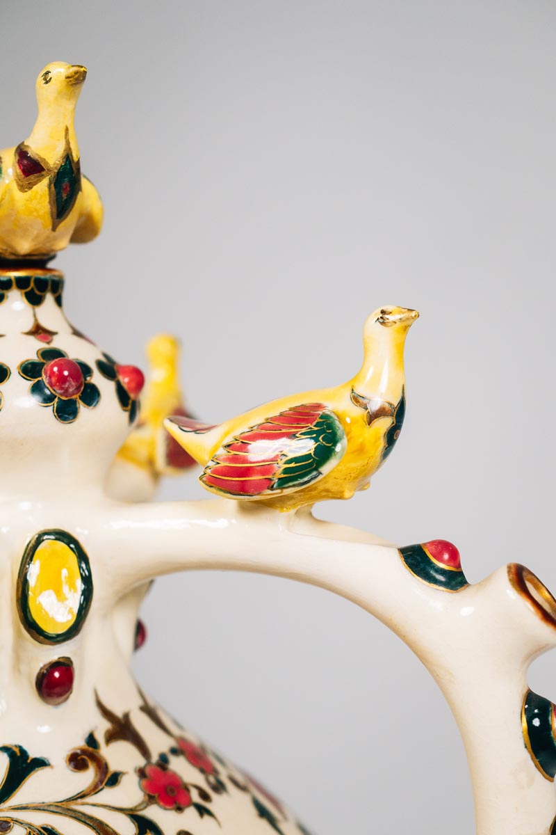 Zsolnay - Madaras díszkorsó - Image 3