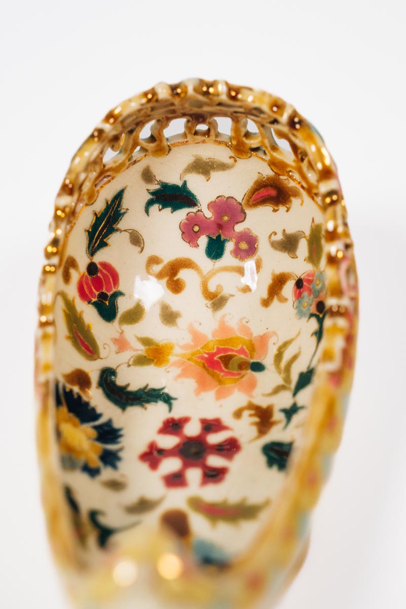 Zsolnay - Díszes kínáló - Image 3