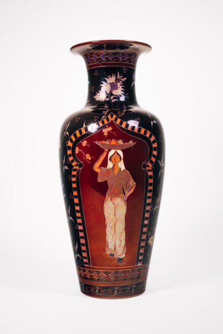 Zsolnay - Perzsamintás nagy váza