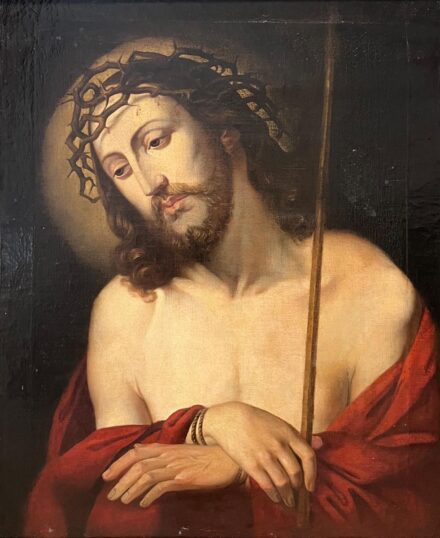 Ismeretlen festő: Ecce Homo – A Megváltó szelíd tekintete