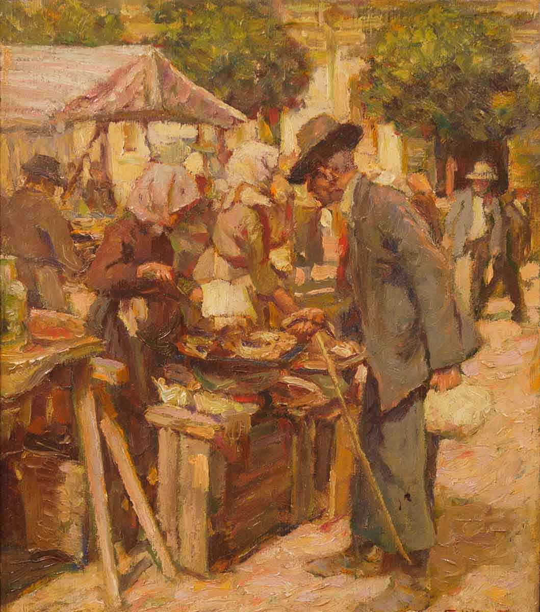 Magyar festőművész: Heti vásár