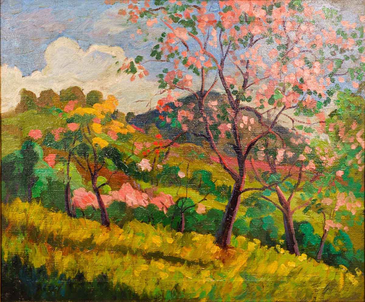 Réthy Károly (1884-1921): Tavaszi virágzás Nagybányán