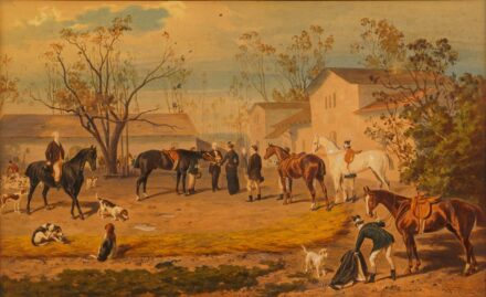 Wilhelm Richter (1824-1892): Vadászat előtt