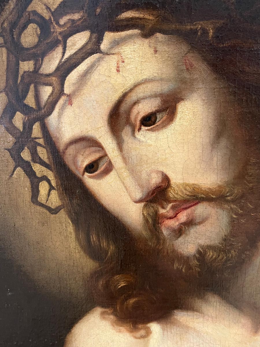 Ismeretlen festő: Ecce Homo – A Megváltó szelíd tekintete - Image 3