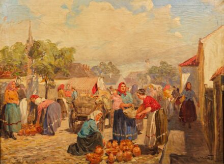 Gyertyáni Németh Gyula (1892-1946): Cserépvásár