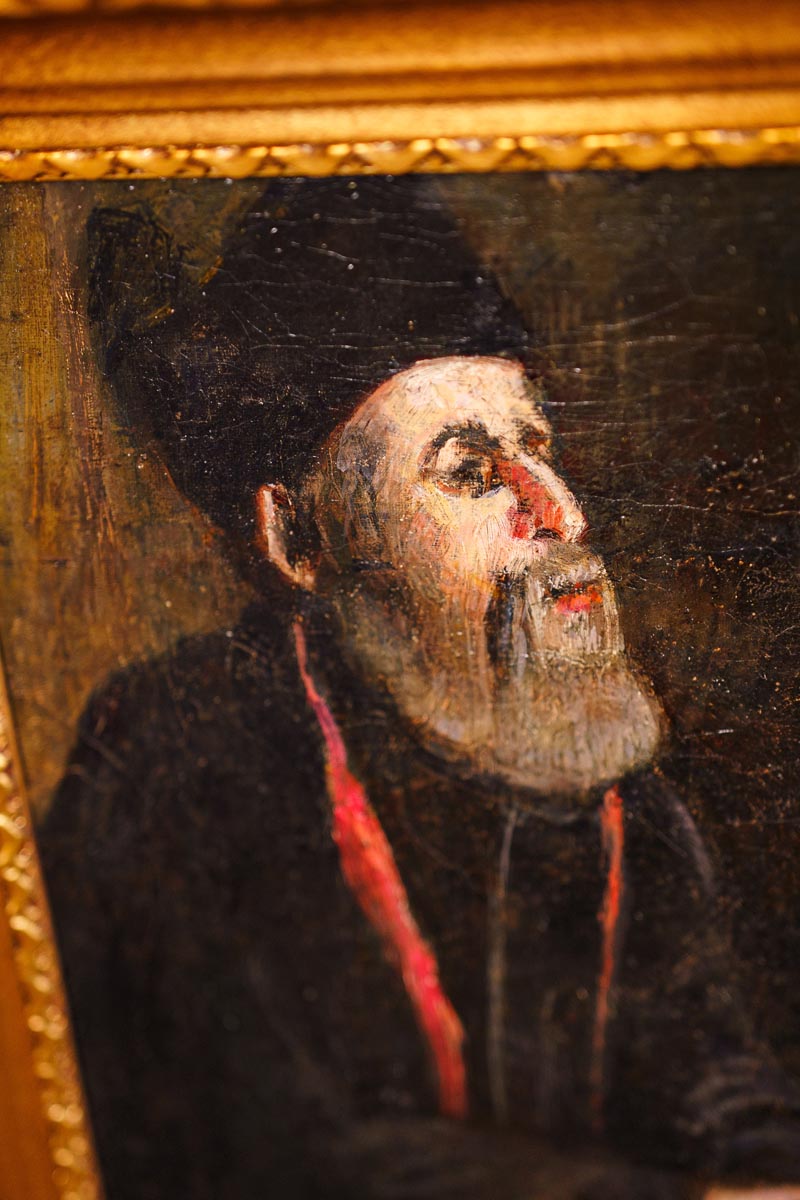 Anonimusz: Imádság csendje Biedermeier portré - Image 3