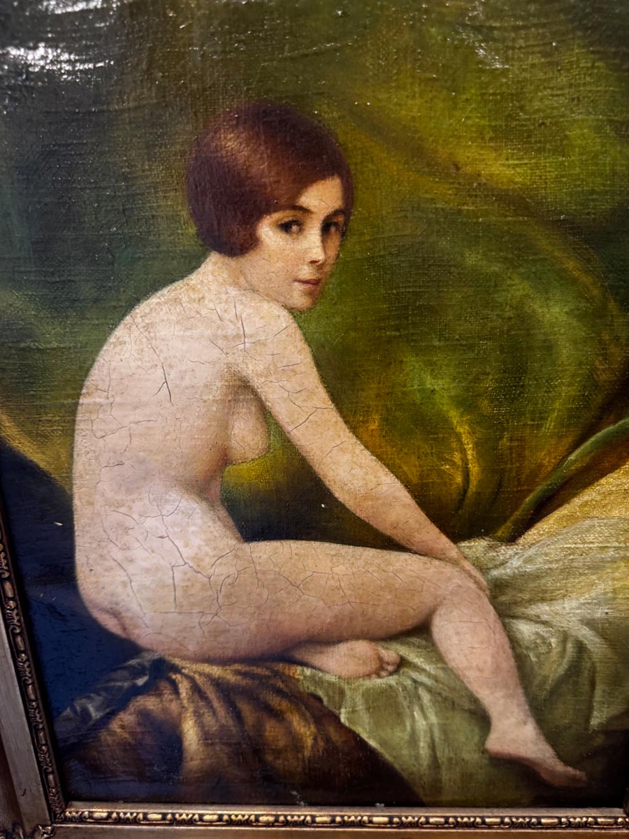 „Blitancheid” azonosítatlan művész: Szecessziós női akt