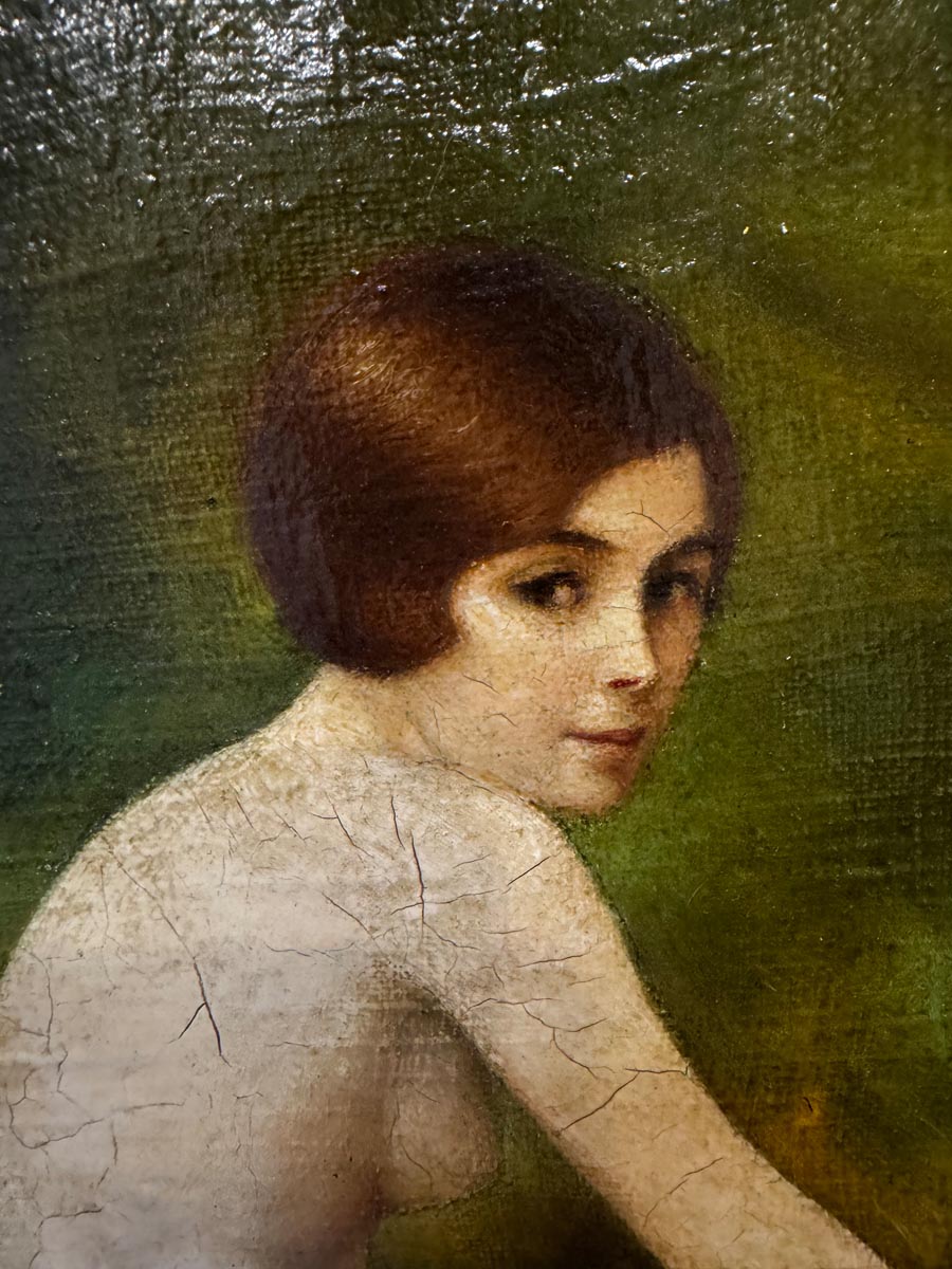 „Blitancheid” azonosítatlan művész: Szecessziós női akt - Image 3