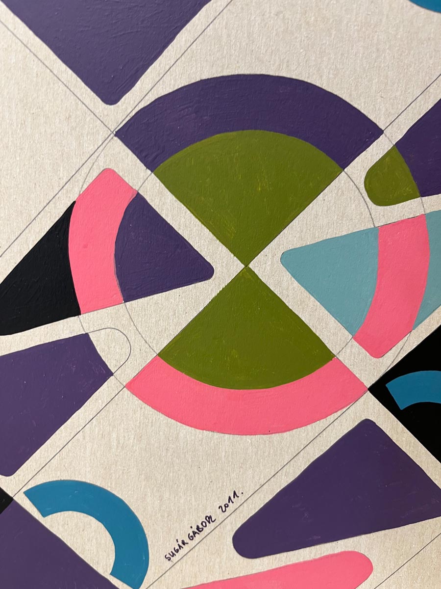 Sugár Gábor (1976, Budapest): Kaleidoszkóp a diagonál rácsban - Image 2