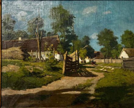 Ujváry Ferenc (1898–1971): Napfényes utca