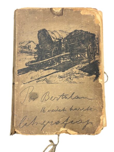 Pór Bertalan (1880-1964): 16 eredeti harctéri litográfia egy kötetben