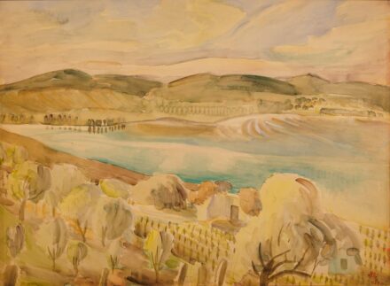 Klie Zoltán (1897-1992): Duna-parti táj