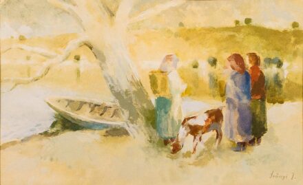 Szőnyi István (1894-1960): Duna-parti jelenet