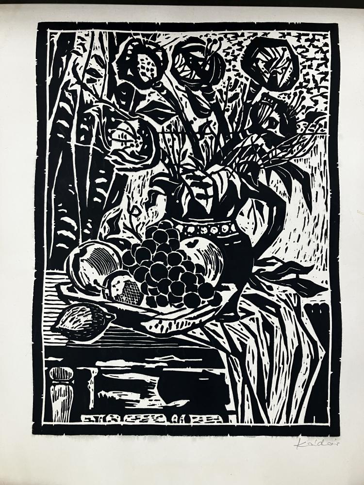 Kádár György (1912-2002): Asztali csendélet.