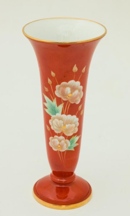 Bakos Éva (Herend) rózsás váza