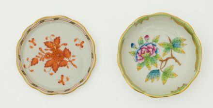 Herend Viktória és Apponyi mintás kis tálkák (2 db).