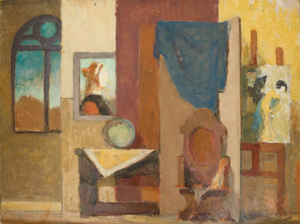 Piri Kálmán (1908-1983): Interieur.