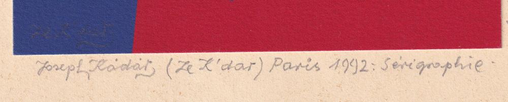 Joseph Kadar (1936-2019): Álló kompozició. - Image 2